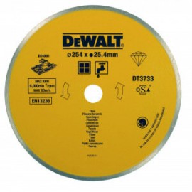 Диск алмазный по плитке (254х25.4 мм) для плиткореза D24000 DeWALT DT 3733