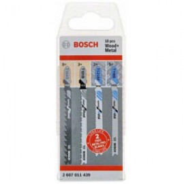 Bosch 2607011439 Набор пилок для лобзика по дереву и металлу (17 шт.)