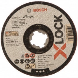 Bosch 2608619262 Отрезной диск по нержавеющей стали X-LOCK (125x1x22.2 мм)