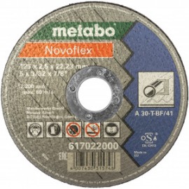 Круг отрезной, универсальный Novoflex (125x2.5х22.2 мм, прямой) Metabo 617022000