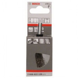 Bosch 2608622126 Щетка кистевидная (15 мм; хвост 6 мм) INOX