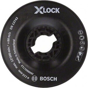 Bosch 2608601713 Тарелка опорная жесткая X-LOCK с зажимом (115 мм)