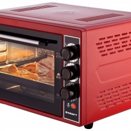 KRAFT Мини-печь красный KF-MO 3804 KR