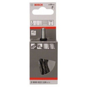 Bosch 2608622116 Щетка кистевидная (20 мм; хвост 6 мм) витая INOX