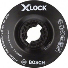 Bosch 2608601711 Тарелка опорная мягкая X-LOCK с зажимом (115 мм)