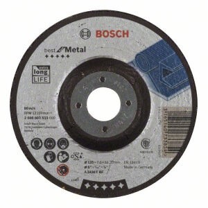 Bosch 2608603533 Круг обдирочный по металлу (125х22.2 мм)