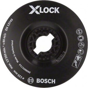 Bosch 2608601714 Тарелка опорная мягкая X-LOCK с зажимом (125 мм)