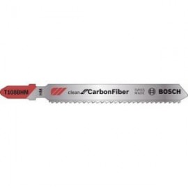 Bosch 2608667449 Пилки CleanCarbonFiber (92 мм; тип T108BHM; 3 шт.) для лобзика