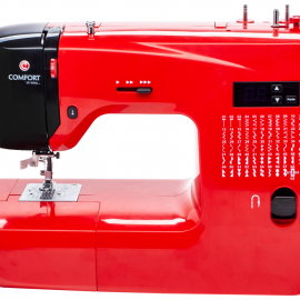 Швейная машина с электронным управлением Comfort 555, работа без педали, регулятор скорости, шитье двойной иглой