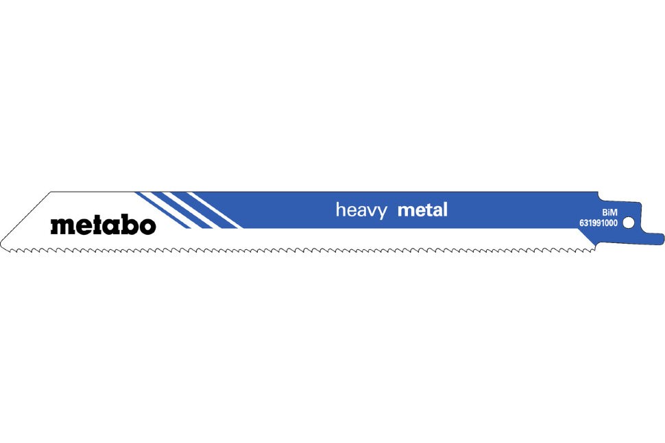 Пилки по металлу (BiM, 200x1.25 мм, шаг 1.8-2.6 мм, 5 шт.) Metabo 631991000
