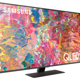 Samsung 50" Телевизор QE50Q80BAU 2022 QLED, HDR RU, черный