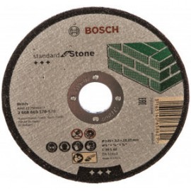 Bosch 2608603178 Круг отрезной Standard по камню (125x3х22.2 мм)