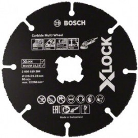 Bosch 2608619284 Круг отрезной по дереву X-LOCK (125х22.2 мм) для УШМ