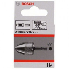 Bosch 2608572072 Патрон быстрозажимной для аккумуляторных шуруповертов (1-6 мм; 1/4"-6К)