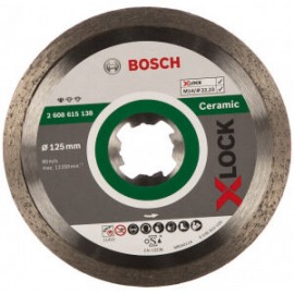 Bosch 2608615138 Диск алмазный Standard for Ceramic X-LOCK (125х22.2 мм)