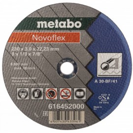 Круг отрезной сталь Novoflex (230x22.2 мм) прямой А 30 Metabo 616452000