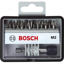 Bosch 2607002564 Набор бит (12 шт) Robust Line M2 XH
