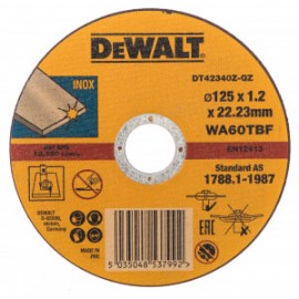 Круг отрезной по металлу INDUSTRIAL (125х22,2 мм) Dewalt DT42340Z