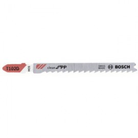 Bosch 2609256C56 Пилки для пластика T102D CLEANPP (100 мм, шаг 4 мм)