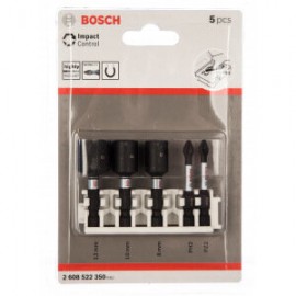 Bosch 2608522350 Набор торцевых головок и ударных бит 5 шт