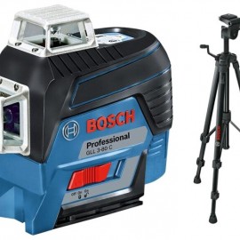 Bosch 0601063R01 Лазерный уровень GLL 3-80 C Professional + AA 1 + BT 150 со штативом