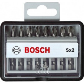 Bosch 2607002557 Набор бит (8 шт) Robust Line Sx2 XH