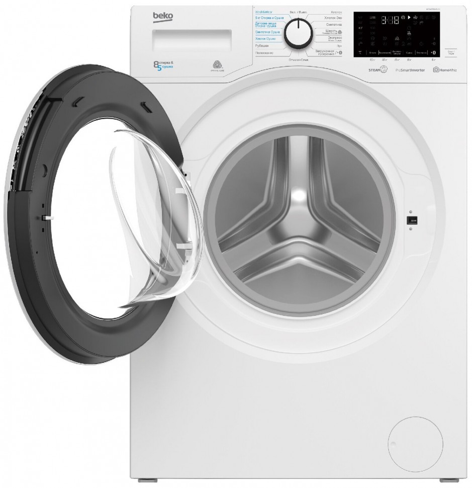 Beko Стиральная машина с сушкой WDW 85636 B3, белый