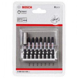 Bosch 2608522326 Набор ударных бит Impact Control (50 мм; 7 шт.) + магнитный держатель