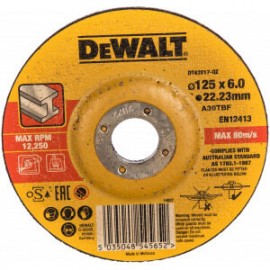 Круг обдирочный по металлу (125х22.2х6,3 мм, тип 27) DEWALT DT43917