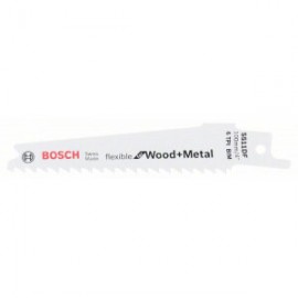Bosch 2608657722 Пилки сабельные по дереву (100х19х0.9 мм, шаг 4,3 мм, 2 шт.) S511DF FLEX WOOD METAL